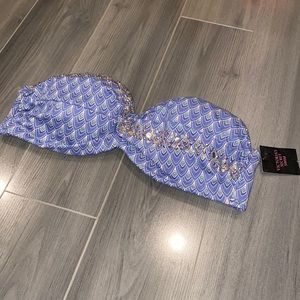 Padded VS Twisted Bandeau Swim Bikini Top